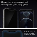 SZKŁO HARTOWANE SPIGEN GLAS.TR "EZ FIT" 2-PACK IPHONE 12 / 12 PRO CLEAR Spigen