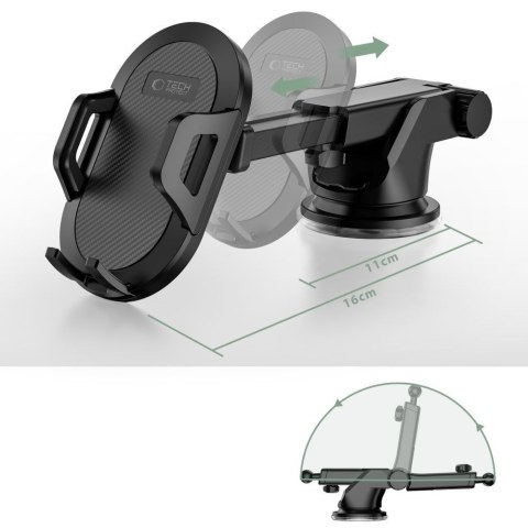 TECH-PROTECT V1 UNIVERSAL WINDSHIELD & DASHBOARD CAR MOUNT BLACK Tech-Protect