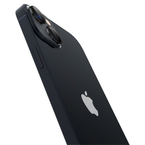 OSŁONA APARATU SPIGEN OPTIK.TR "EZ FIT" CAMERA PROTECTOR 2-PACK IPHONE 14 / 14 PLUS / 15 / 15 PLUS BLACK Spigen