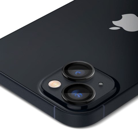OSŁONA APARATU SPIGEN OPTIK.TR "EZ FIT" CAMERA PROTECTOR 2-PACK IPHONE 14 / 14 PLUS / 15 / 15 PLUS BLACK Spigen