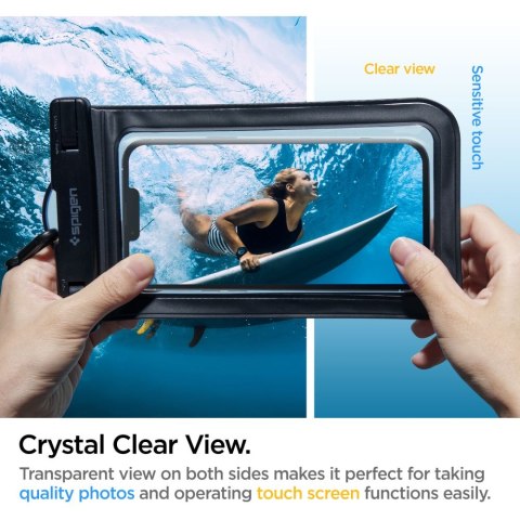 SPIGEN A601 UNIVERSAL WATERPROOF CASE BLACK Spigen