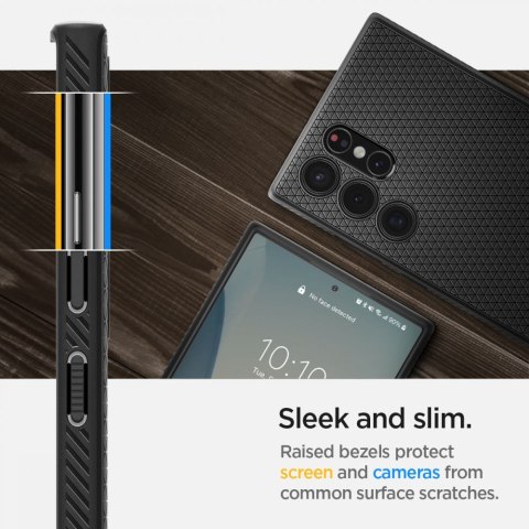 SPIGEN LIQUID AIR GALAXY S22 ULTRA MATTE BLACK Spigen
