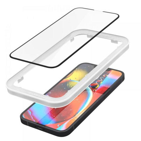 SZKŁO HARTOWANE SPIGEN ALM GLASS FC 2-PACK IPHONE 13 / 13 PRO / 14 / 16E / 17E BLACK Spigen