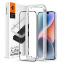 SZKŁO HARTOWANE SPIGEN ALM GLASS FC IPHONE 13 / 13 PRO / 14 / 16E / 17E BLACK Spigen