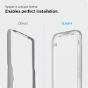SZKŁO HARTOWANE SPIGEN ALM GLASS FC IPHONE 13 / 13 PRO / 14 / 16E / 17E BLACK Spigen