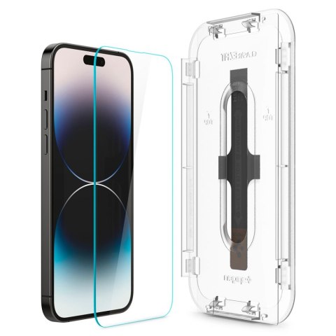 SZKŁO HARTOWANE SPIGEN GLAS.TR "EZ FIT" 2-PACK IPHONE 14 PRO MAX CLEAR Spigen