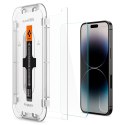 SZKŁO HARTOWANE SPIGEN GLAS.TR "EZ FIT" 2-PACK IPHONE 14 PRO MAX CLEAR Spigen