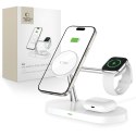 TECH-PROTECT A12 3IN1 MAGNETIC MAGSAFE WIRELESS CHARGER WHITE Tech-Protect