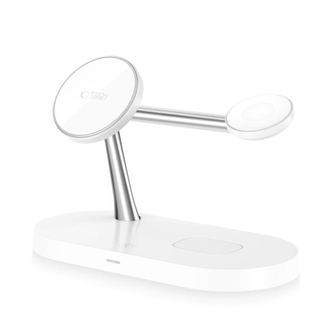 TECH-PROTECT A12 3IN1 MAGNETIC MAGSAFE WIRELESS CHARGER WHITE Tech-Protect