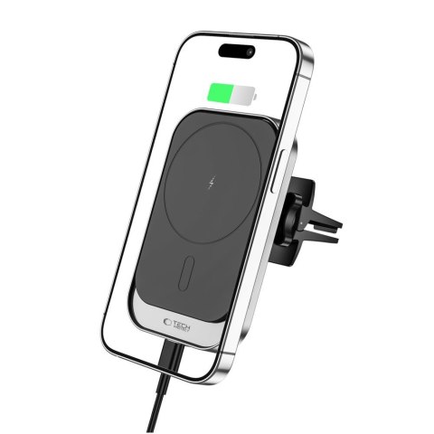 TECH-PROTECT CW19 MAGNETIC MAGSAFE VENT CAR MOUNT WIRELESS CHARGER 15W BLACK Tech-Protect