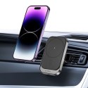 TECH-PROTECT CW19 MAGNETIC MAGSAFE VENT CAR MOUNT WIRELESS CHARGER 15W BLACK Tech-Protect