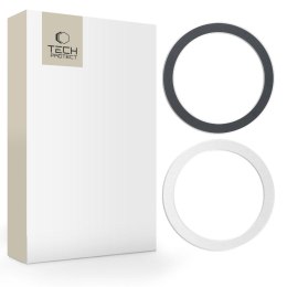 TECH-PROTECT MAGMAT MAGSAFE UNIVERSAL MAGNETIC RING 2-PACK BLACK & SILVER Tech-Protect