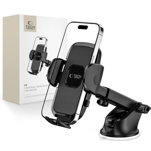 TECH-PROTECT V3 UNIVERSAL WINDSHIELD & DASHBOARD CAR MOUNT BLACK Tech-Protect