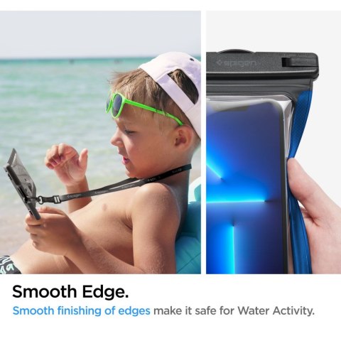 SPIGEN A601 UNIVERSAL WATERPROOF CASE 2-PACK BLACK Spigen