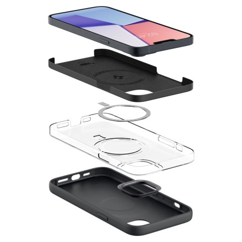 SPIGEN SILICONE FIT MAG MAGSAFE IPHONE 14 PLUS / 15 PLUS BLACK Spigen