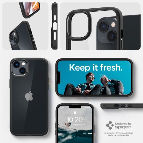 SPIGEN ULTRA HYBRID IPHONE 14 PLUS / 15 PLUS MATTE BLACK Spigen