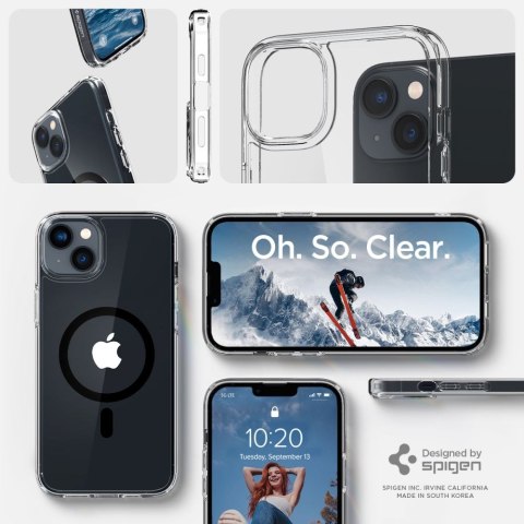 SPIGEN ULTRA HYBRID MAG MAGSAFE IPHONE 14 PLUS / 15 PLUS BLACK Spigen