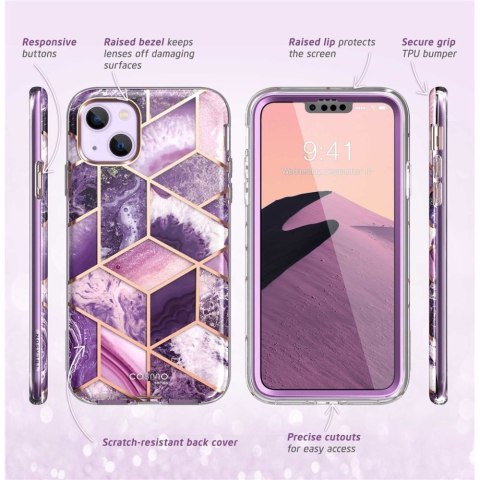 SUPCASE COSMO IPHONE 14 PLUS / 15 PLUS MARBLE PURPLE Supcase
