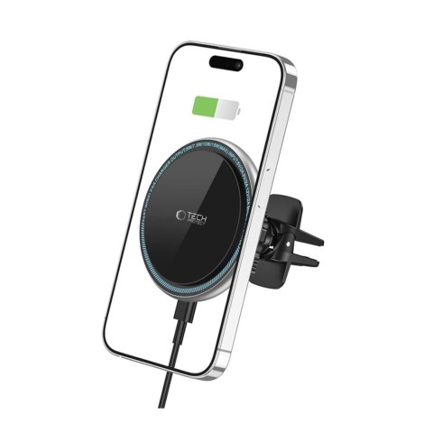 TECH-PROTECT A2 MAGNETIC MAGSAFE VENT CAR MOUNT WIRELESS CHARGER 15W BLACK Tech-Protect