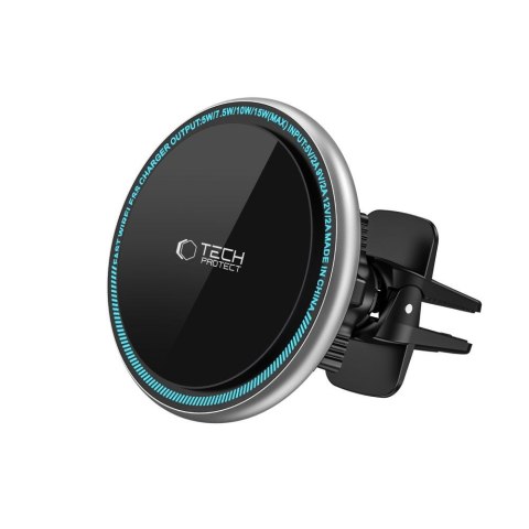 TECH-PROTECT A2 MAGNETIC MAGSAFE VENT CAR MOUNT WIRELESS CHARGER 15W BLACK Tech-Protect