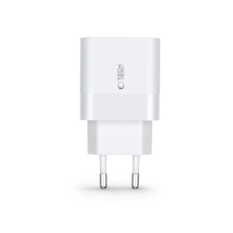 TECH-PROTECT C30W 2-PORT NETWORK CHARGER PD 30W / QC3.0 WHITE Tech-Protect