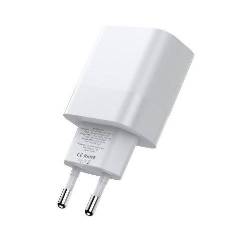 TECH-PROTECT C30W 2-PORT NETWORK CHARGER PD 30W / QC3.0 WHITE Tech-Protect