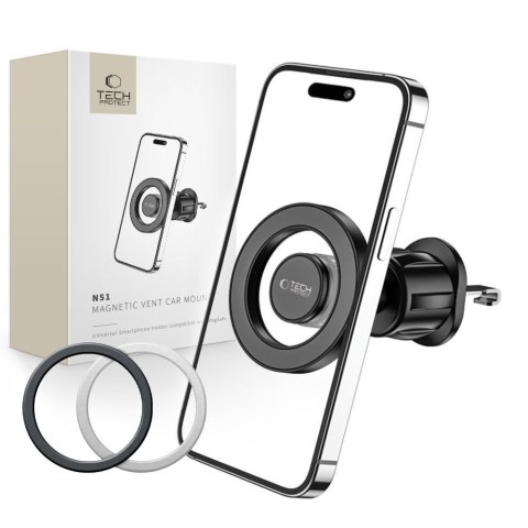 TECH-PROTECT N51 MAGNETIC MAGSAFE VENT CAR MOUNT BLACK Tech-Protect