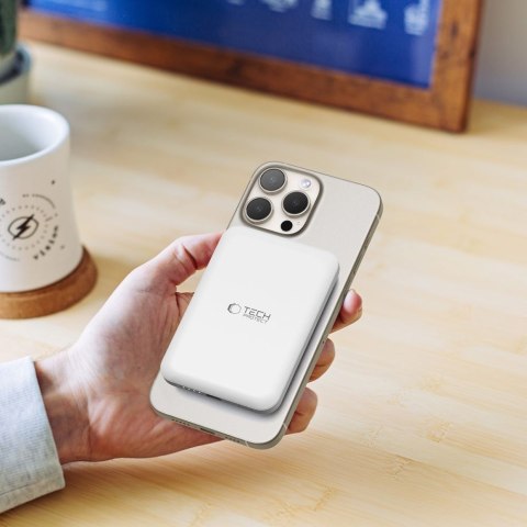 TECH-PROTECT PB10 LIFEMAG MAGSAFE POWER BANK 5000MAH WHITE Tech-Protect
