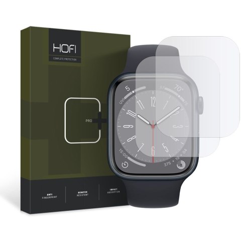 FOLIA HYDROŻELOWA HOFI HYDROFLEX PRO+ 2-PACK APPLE WATCH 6 / 7 / 8 / 9 / SE 1 / 2 / 3 (44 / 45 MM) CLEAR Hofi