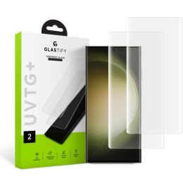 SZKŁO HARTOWANE GLASTIFY UVTG+ 2-PACK GALAXY S23 ULTRA CLEAR Glastify