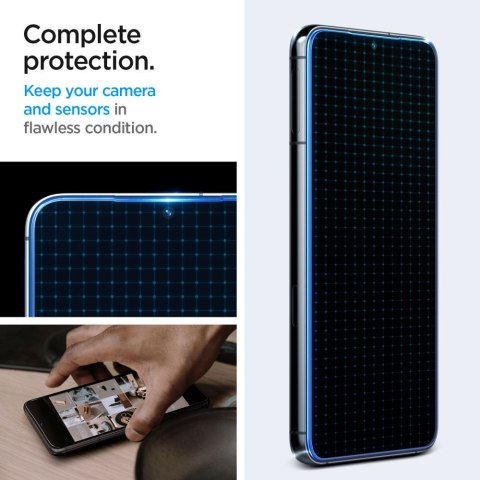 SZKŁO HARTOWANE SPIGEN GLAS.TR "EZ FIT" 2-PACK GALAXY S23 CLEAR Spigen