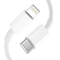 TECH-PROTECT C20W 2-PORT NETWORK CHARGER PD 20W / QC3.0 + LIGHTNING CABLE WHITE Tech-Protect
