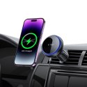 TECH-PROTECT MM15W-V4 MAGNETIC MAGSAFE VENT CAR MOUNT WIRELESS CHARGER 15W BLACK Tech-Protect