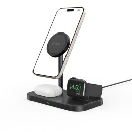 TECH-PROTECT QI15W-A22 3IN1 MAGNETIC MAGSAFE WIRELESS CHARGER BLACK Tech-Protect