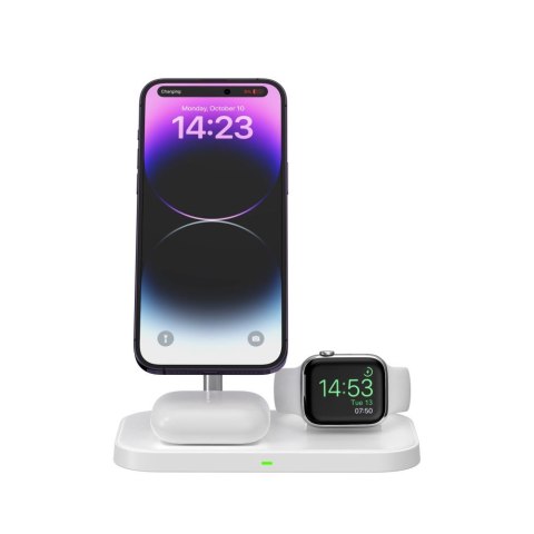 TECH-PROTECT QI15W-A22 3IN1 MAGNETIC MAGSAFE WIRELESS CHARGER WHITE Tech-Protect