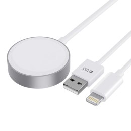 TECH-PROTECT ULTRABOOST 2IN1 MAGNETIC CHARGING CABLE & LIGHTNING 150CM APPLE WATCH WHITE Tech-Protect