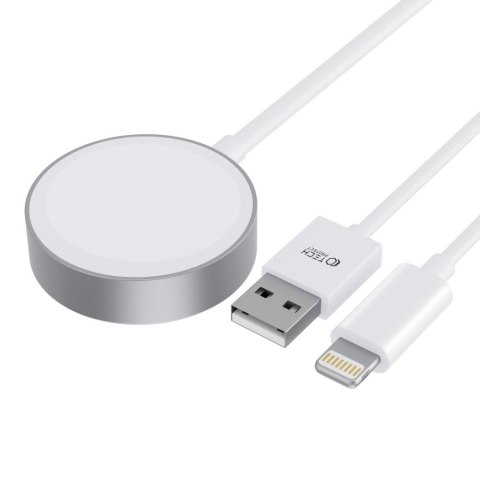 TECH-PROTECT ULTRABOOST 2IN1 MAGNETIC CHARGING CABLE & LIGHTNING 150CM APPLE WATCH WHITE Tech-Protect