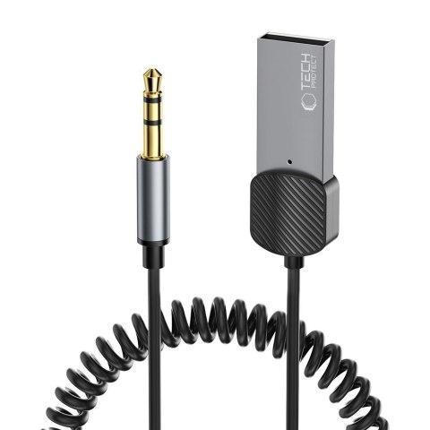 TECH-PROTECT ULTRABOOST AU01 AUDIO ADAPTER AUX BLUETOOTH 5.0 CABLE GREY Tech-Protect
