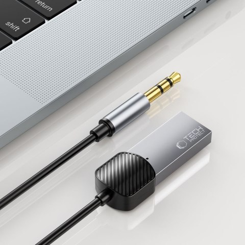 TECH-PROTECT ULTRABOOST AU01 AUDIO ADAPTER AUX BLUETOOTH 5.0 CABLE GREY Tech-Protect