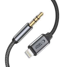TECH-PROTECT ULTRABOOST LIGHTNING TO AUX MINI JACK 3.5MM CABLE 100CM BLACK Tech-Protect