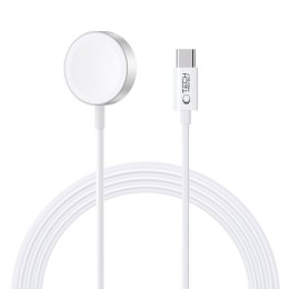 TECH-PROTECT ULTRABOOST MAGNETIC CHARGING TYPE-C CABLE 120CM APPLE WATCH WHITE Tech-Protect