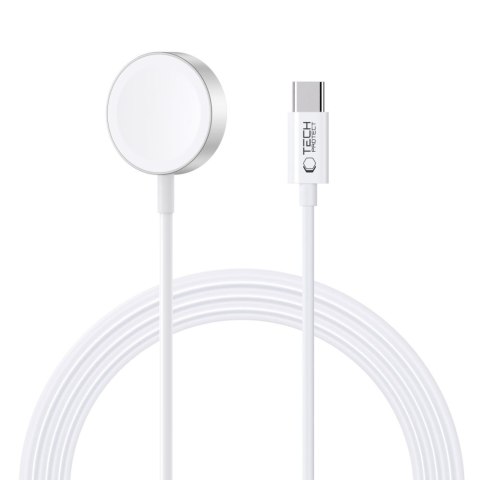 TECH-PROTECT ULTRABOOST MAGNETIC CHARGING TYPE-C CABLE 120CM APPLE WATCH WHITE Tech-Protect