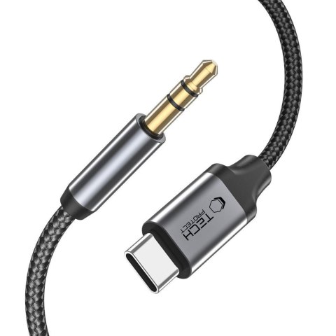 TECH-PROTECT ULTRABOOST TYPE-C TO AUX MINI JACK 3.5MM CABLE 100CM BLACK Tech-Protect