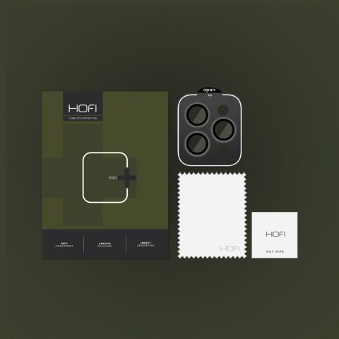 OSŁONA APARATU HOFI CAMRING PRO+ IPHONE 15 PRO / 15 PRO MAX BLACK Hofi