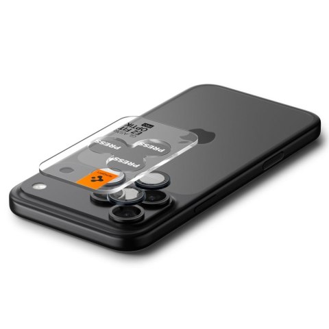 OSŁONA APARATU SPIGEN OPTIK PRO GLAS.TR "EZ FIT" CAMERA PROTECTOR 2-PACK IPHONE 14 PRO / MAX / 15 PRO / MAX / 16 PRO / MAX / 17  Spigen
