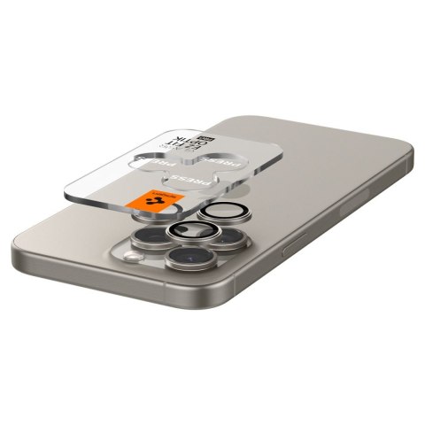 OSŁONA APARATU SPIGEN OPTIK PRO GLAS.TR "EZ FIT" CAMERA PROTECTOR 2-PACK IPHONE 14 PRO / MAX / 15 PRO / MAX / 16 PRO / MAX / 17  Spigen