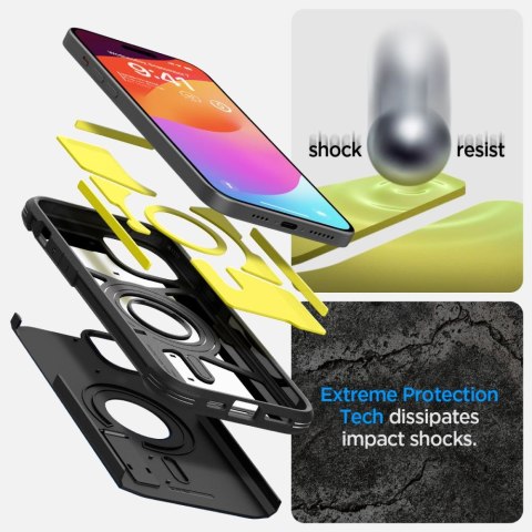 SPIGEN TOUGH ARMOR MAG MAGSAFE IPHONE 15 BLACK Spigen