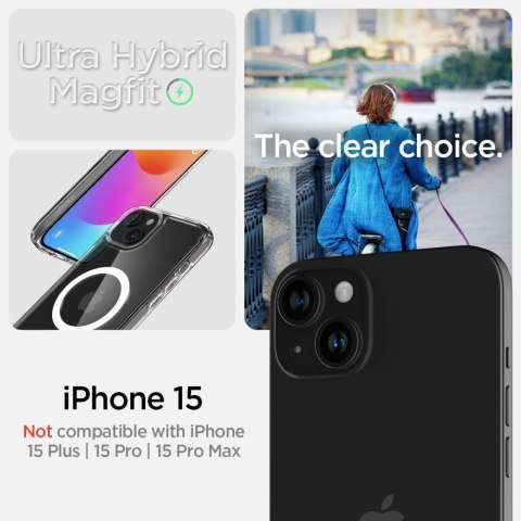 SPIGEN ULTRA HYBRID MAG MAGSAFE IPHONE 15 WHITE Spigen