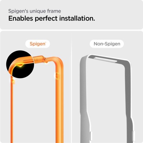 SZKŁO HARTOWANE SPIGEN ALM GLASS FC 2-PACK IPHONE 15 PLUS BLACK Spigen