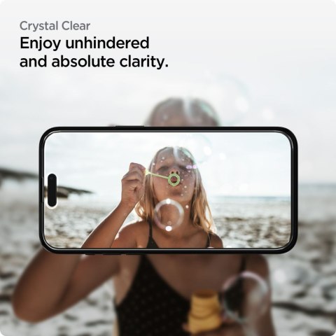SZKŁO HARTOWANE SPIGEN ALM GLASS FC 2-PACK IPHONE 15 PLUS BLACK Spigen